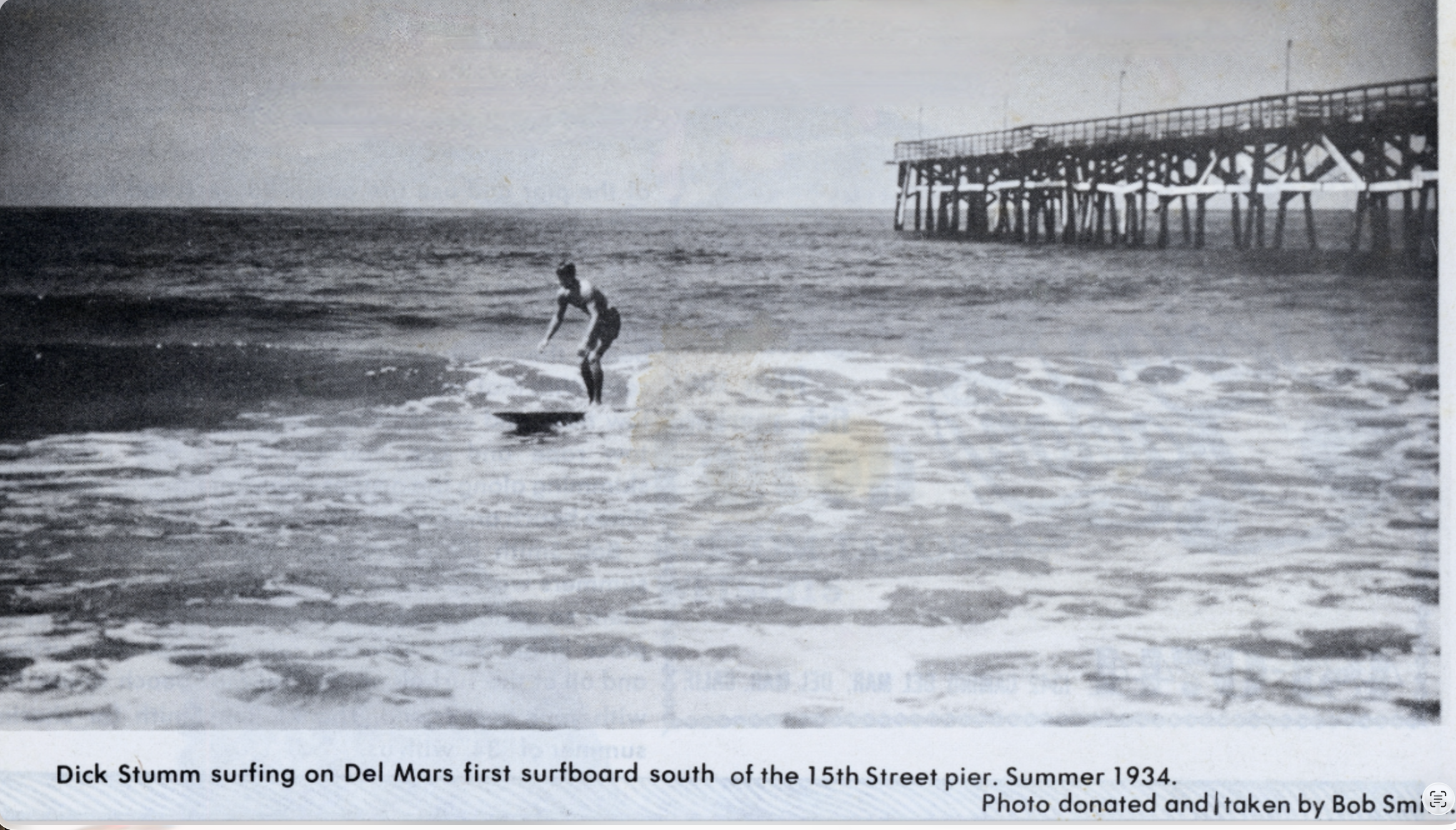 Del Mar surf history, 1934